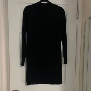 Frank & Oak Elegant Black Long Sleeve Dress